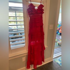 Red True Decadence Maxi Dress